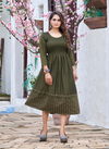 Rung Tulsi Fancy Ethnic Wear Designer Anarkali Kurtis Collection